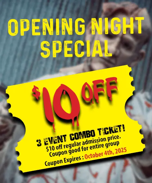 Pope's Haunted Farm Opening Night Special Coupon
